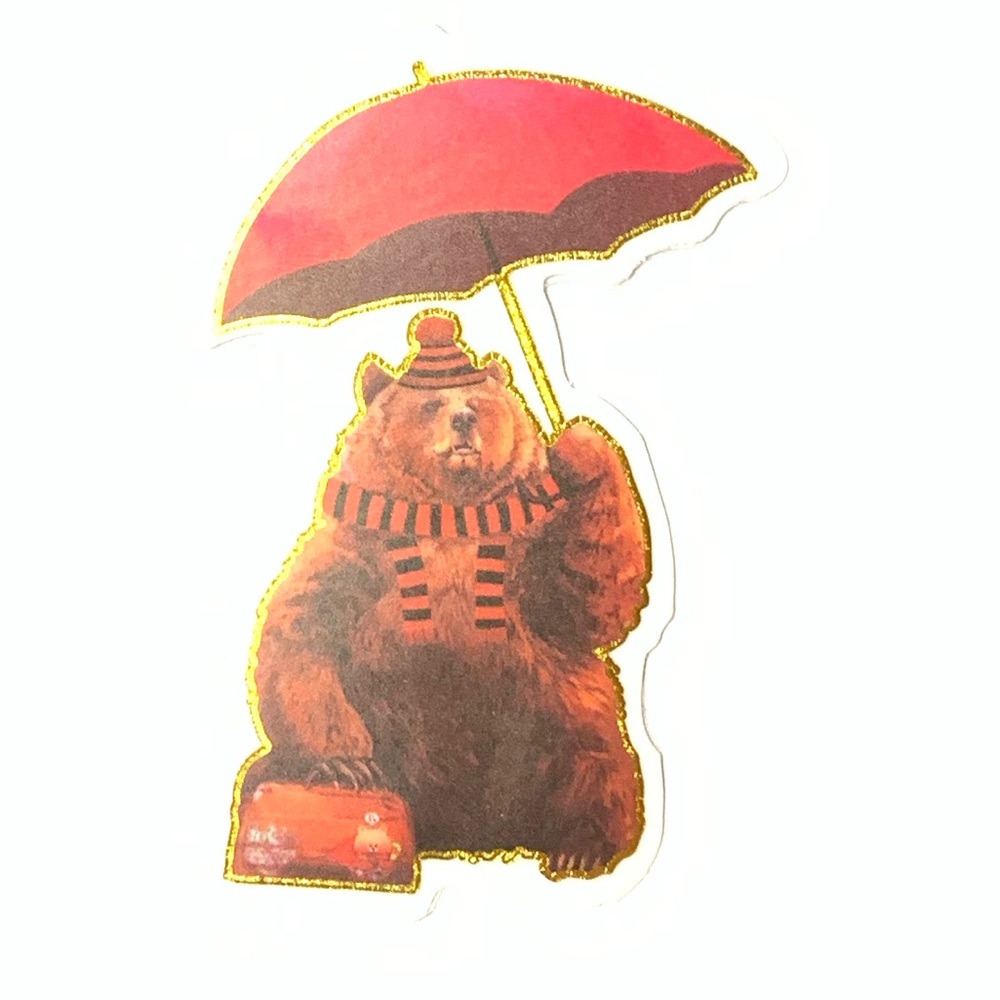 Bear Vinyl Sticker